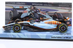 A. Albon Williams FW45 Gulf Design #23 Singapur GP Formel 1 2023 1:43 Minichamps