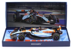 A. Albon Williams FW45 Gulf Design #23 Singapur GP Formel 1 2023 1:18 Minichamps