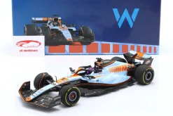A. Albon Williams FW45 Gulf Design #23 Singapur GP Formel 1 2023 1:18 Minichamps