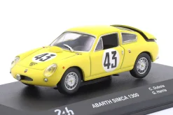 Abarth Simca 1300 #43 24h LeMans 1962 Dubois, Harris 1:43 Altaya