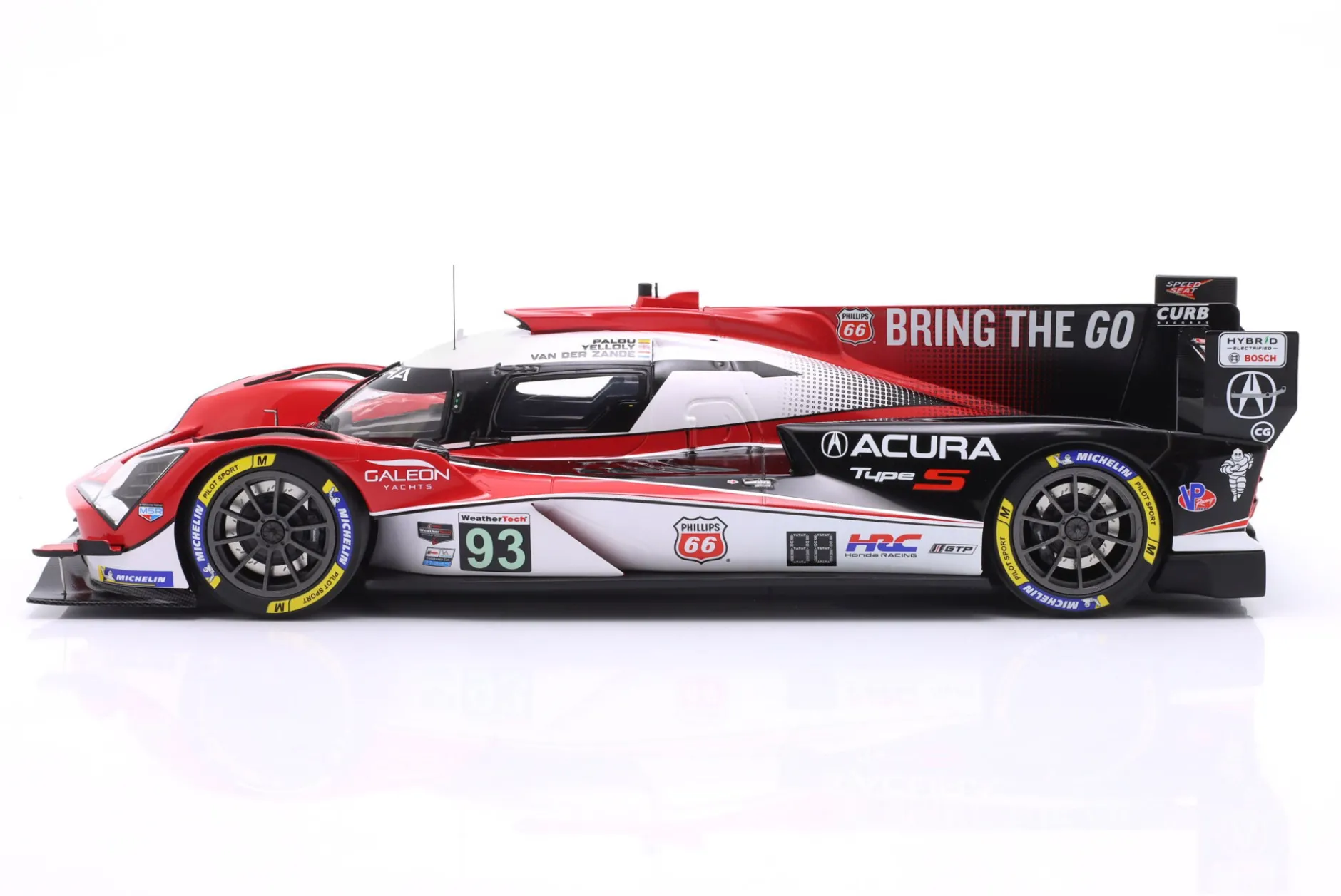 Acura ARX-06 #93 3rd 12h Sebring Acura Meyer Shank Racing 1:18 TrueScale