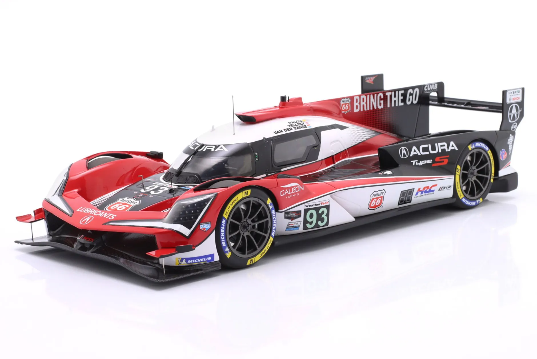 Acura ARX-06 #93 3rd 12h Sebring Acura Meyer Shank Racing 1:18 TrueScale