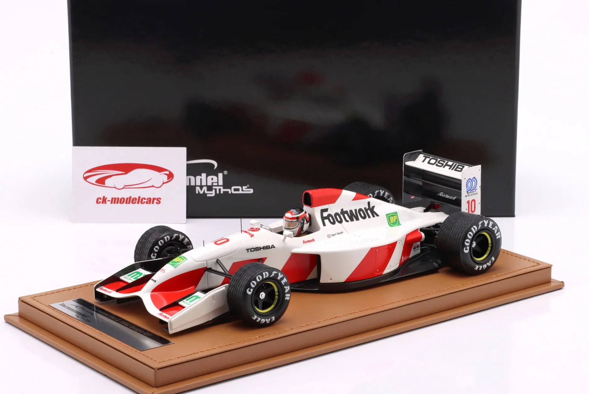 Aguri Suzuki Footwork FA13 #10 9th Belgien GP Formel 1 1992 1:18 Tecnomodel