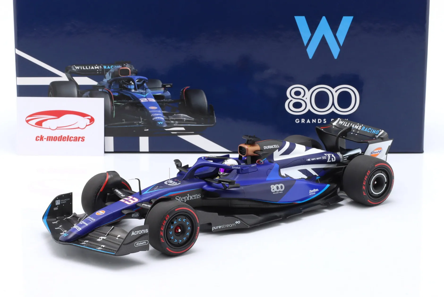 Alex Albon Williams FW45 #23 British GP Formel 1 2023 1:18 Minichamps