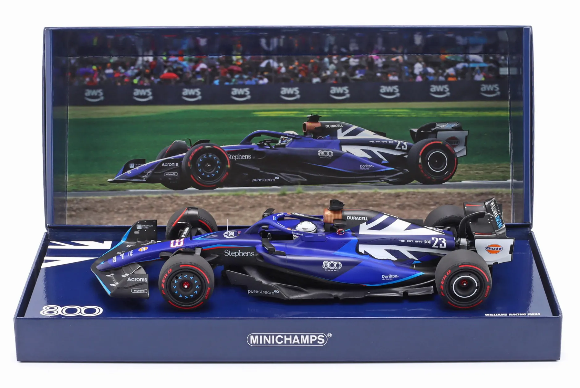 Alex Albon Williams FW45 #23 British GP Formel 1 2023 1:18 Minichamps