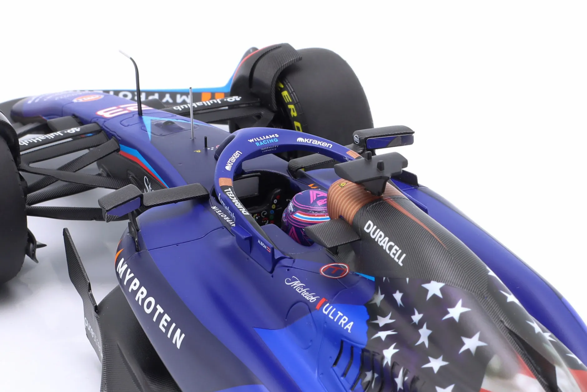Alex Albon Williams FW45 #23 9th USA GP Formel 1 2023 1:18 Minichamps