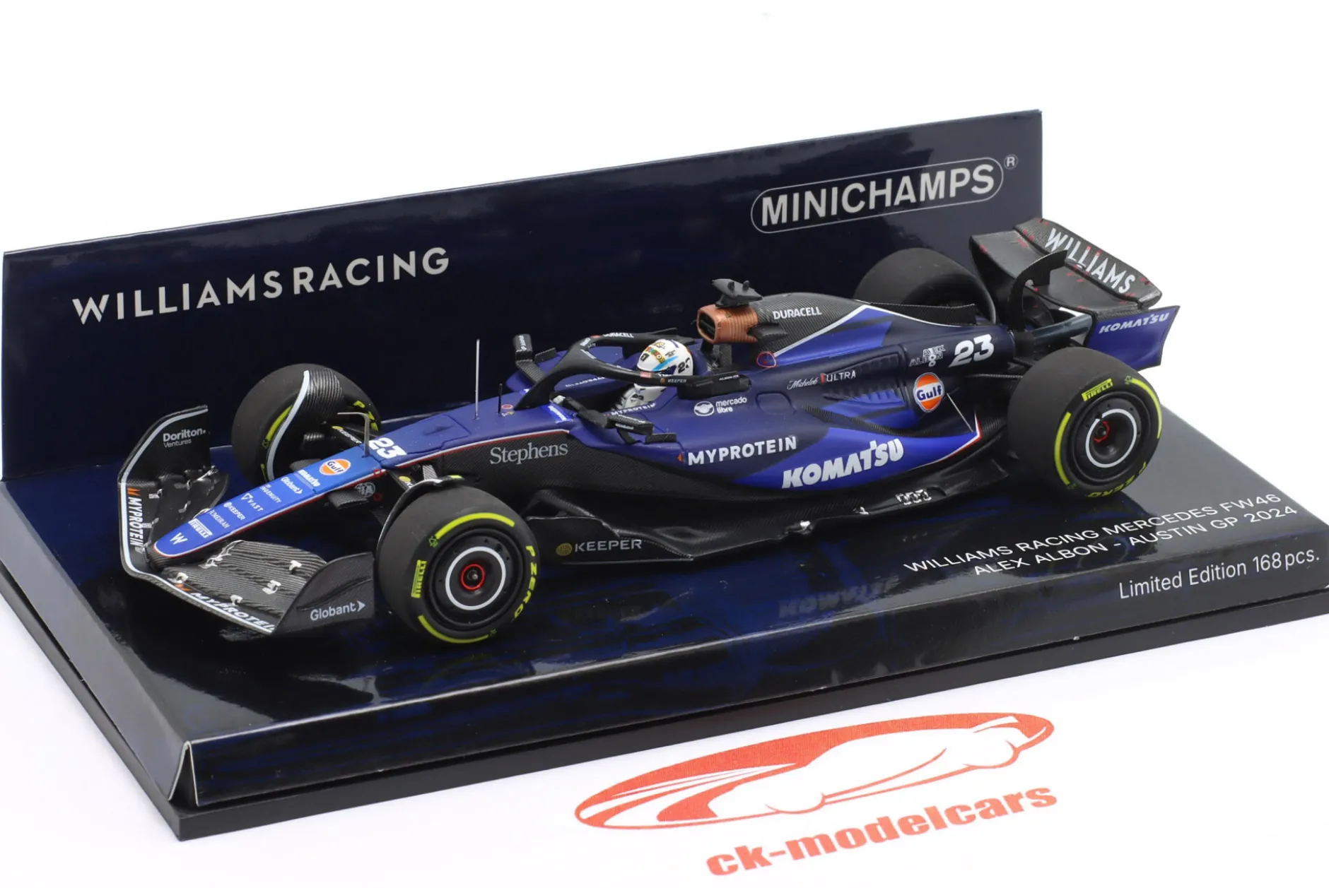 Alex Albon Williams FW46 #23 USA GP Formel 1 2024 1:43 Minichamps