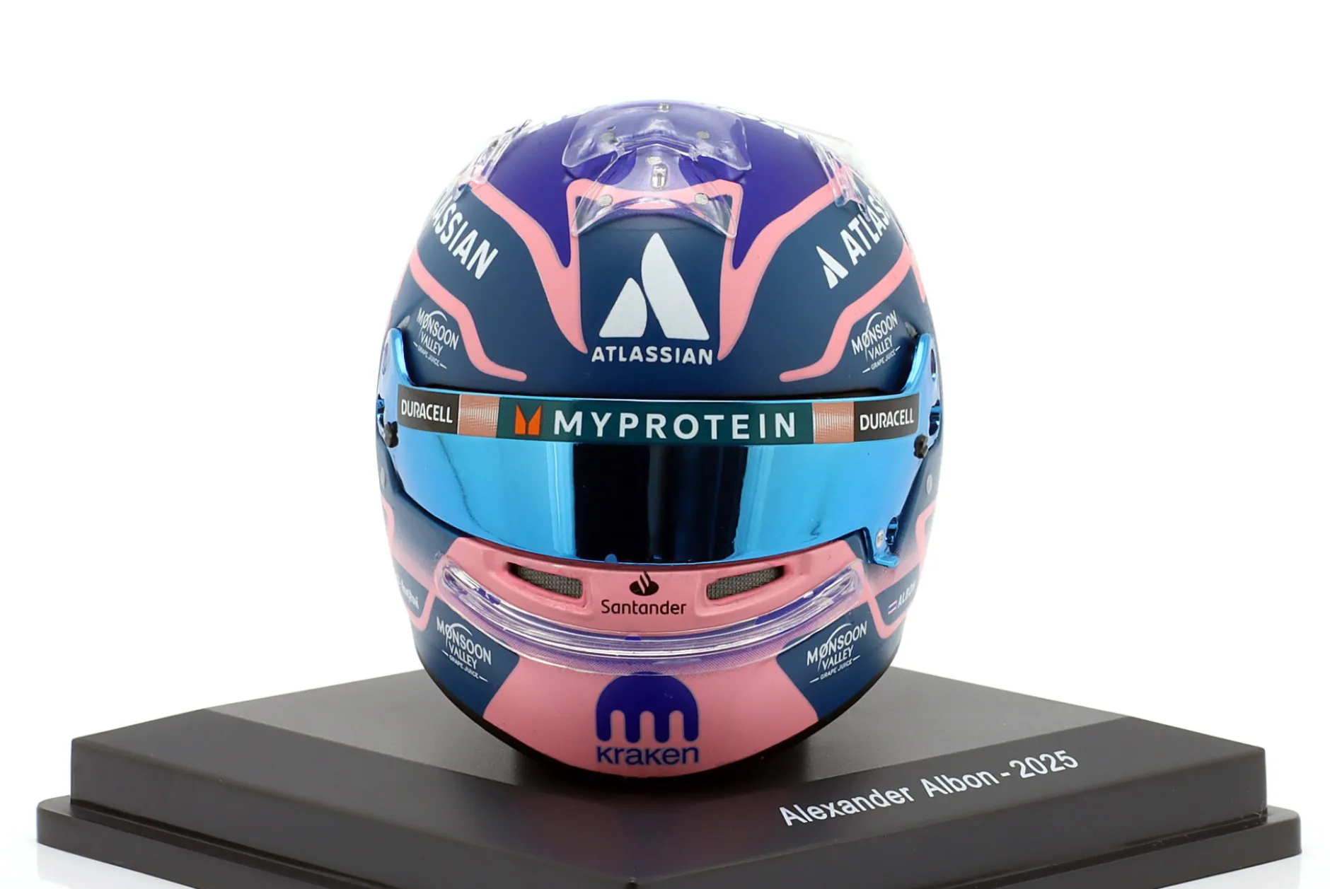 Alex Albon #23 Williams Racing Formel 1 2025 Helm 1:5 Spark