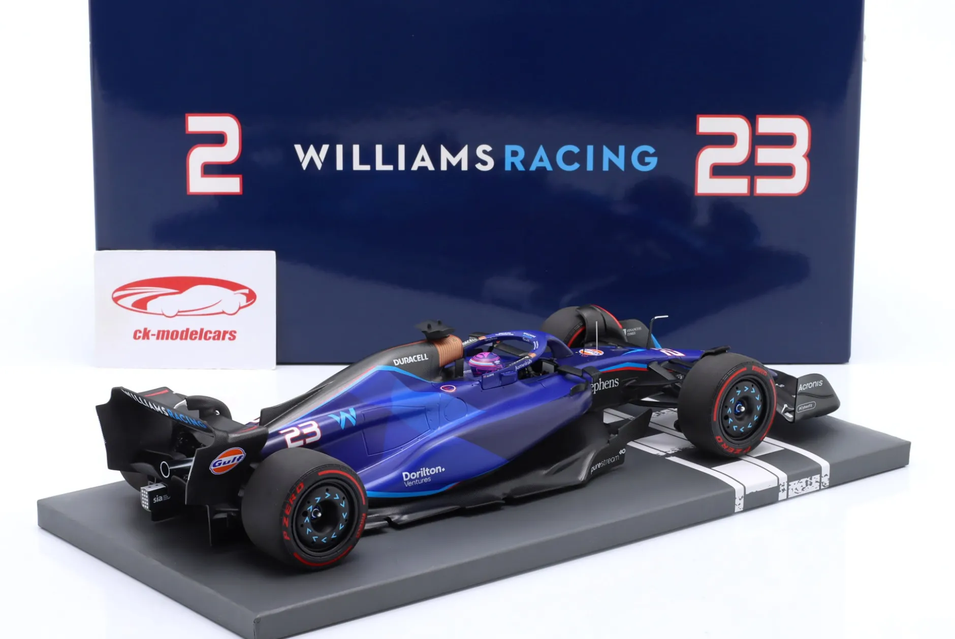 Alexander Albon Williams FW45 #23 Bahrain GP Formel 1 2023 1:18 Minichamps