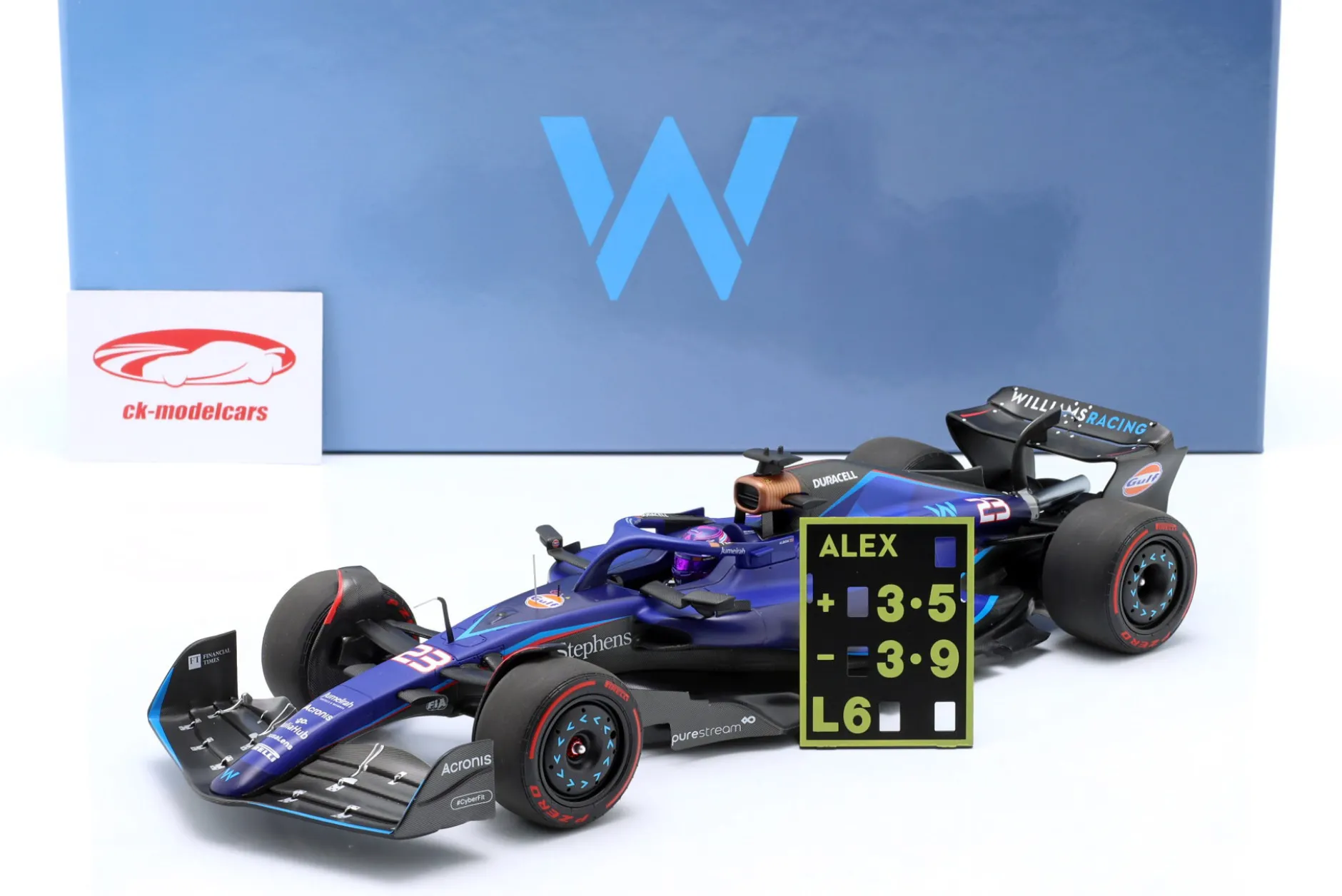 Alexander Albon Williams FW45 #23 Bahrain GP Formel 1 2023 1:18 Minichamps
