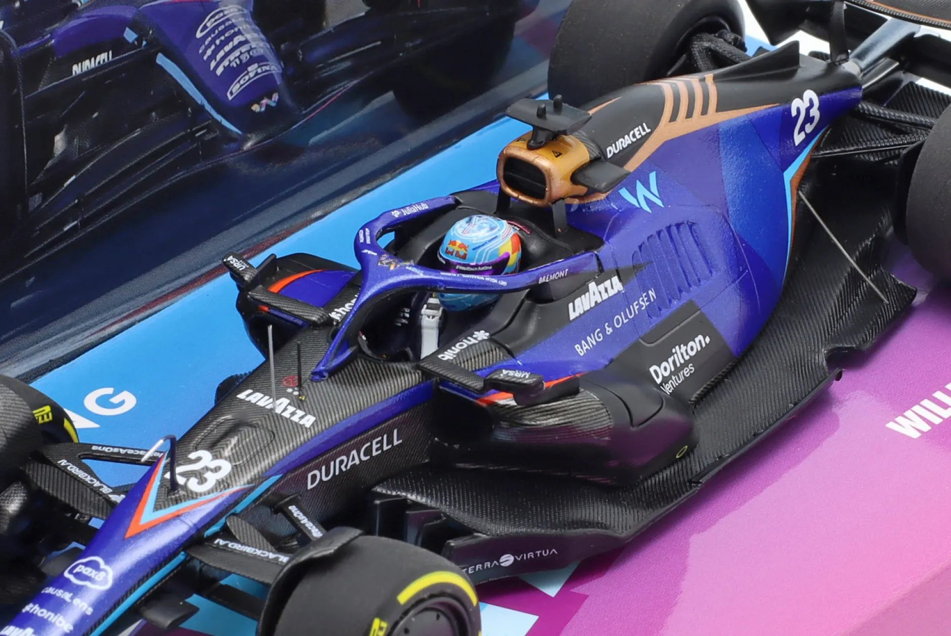 Alexander Albon Williams FW44 #23 Miami GP Formel 1 2022 1:43 Minichamps