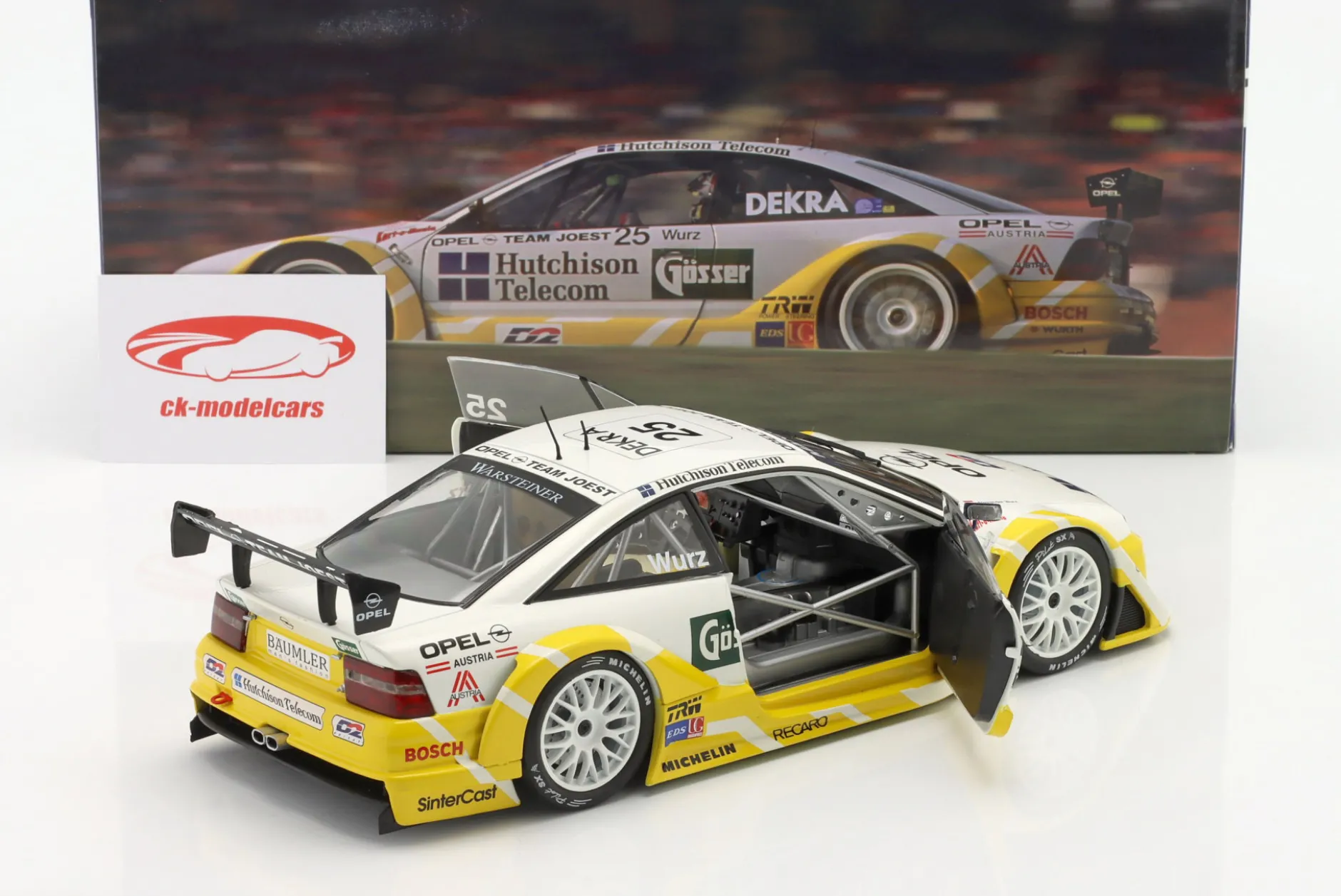 Alexander Wurz #25 Opel Calibra V6 4x4 Joest Racing DTM / ITC 1996 1:18 WERK83
