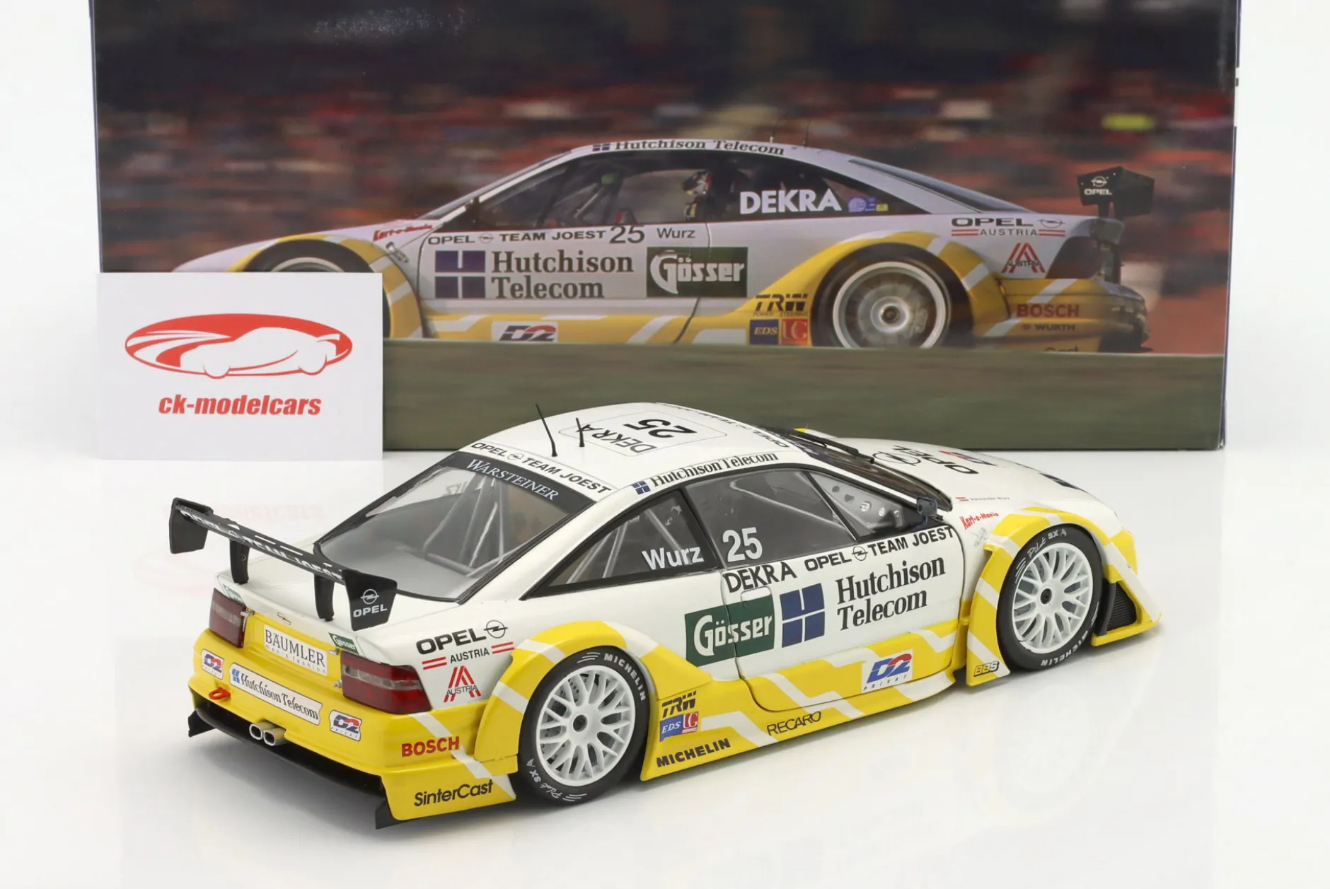 Alexander Wurz #25 Opel Calibra V6 4x4 Joest Racing DTM / ITC 1996 1:18 WERK83
