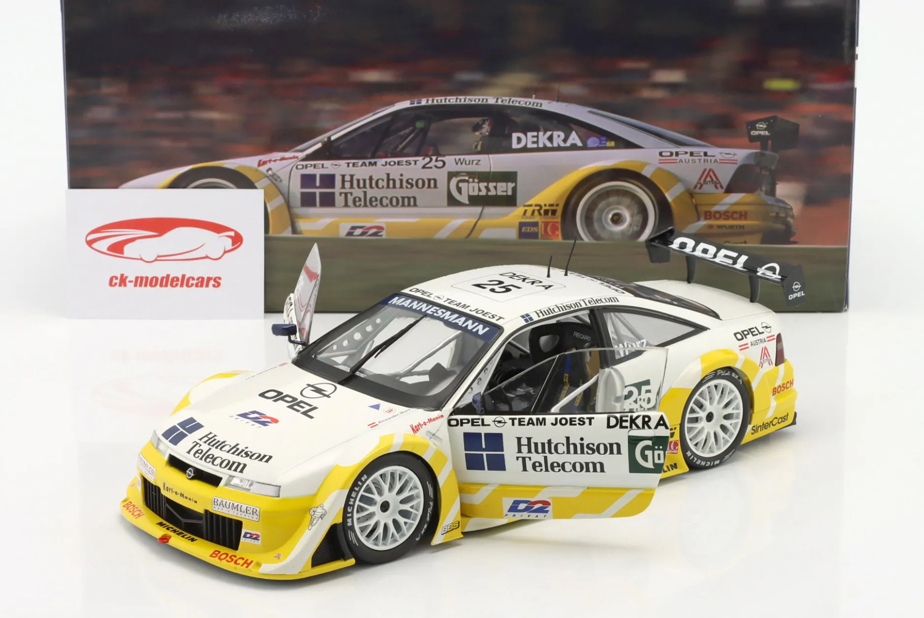 Alexander Wurz #25 Opel Calibra V6 4x4 Joest Racing DTM / ITC 1996 1:18 WERK83