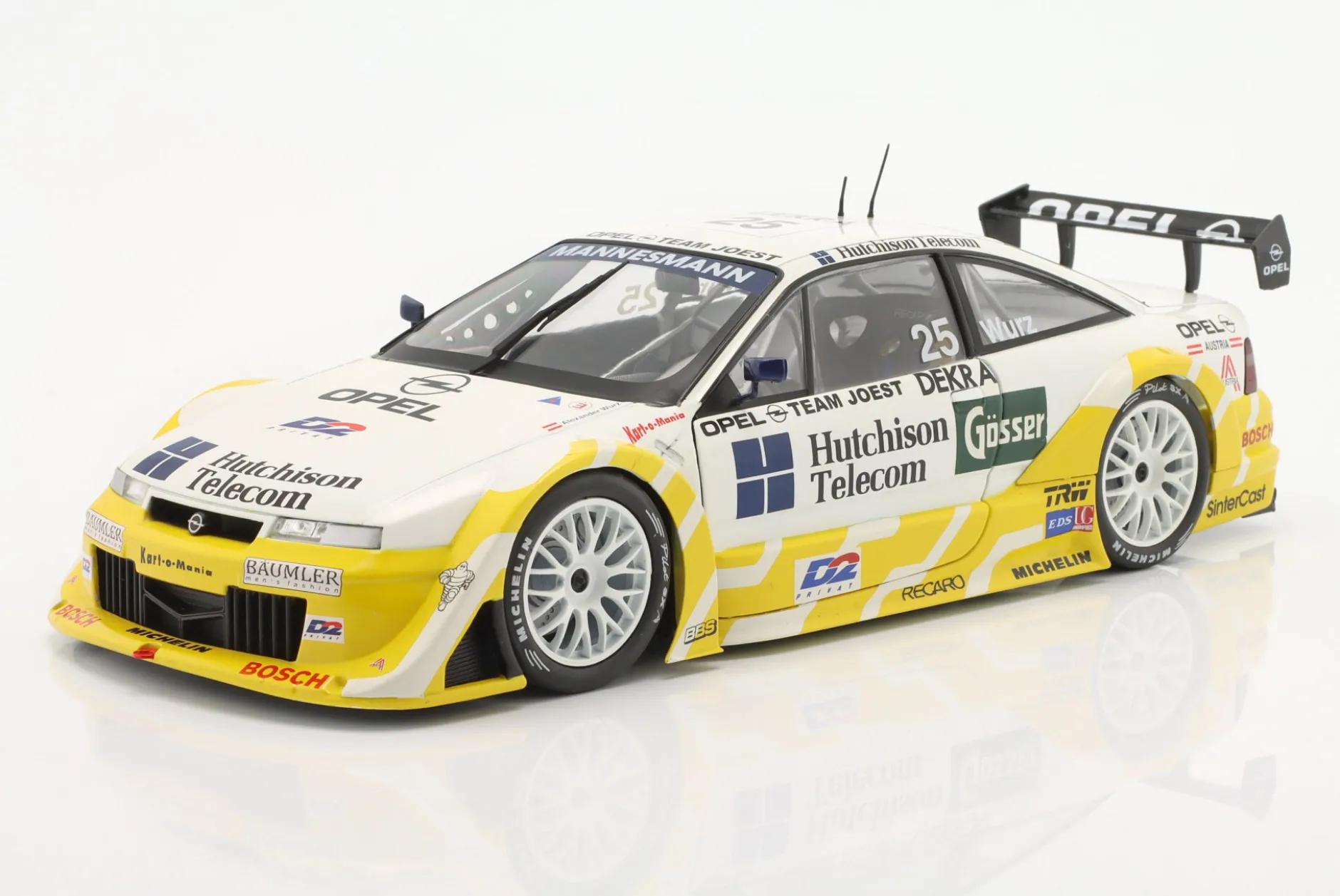 Alexander Wurz #25 Opel Calibra V6 4x4 Joest Racing DTM / ITC 1996 1:18 WERK83
