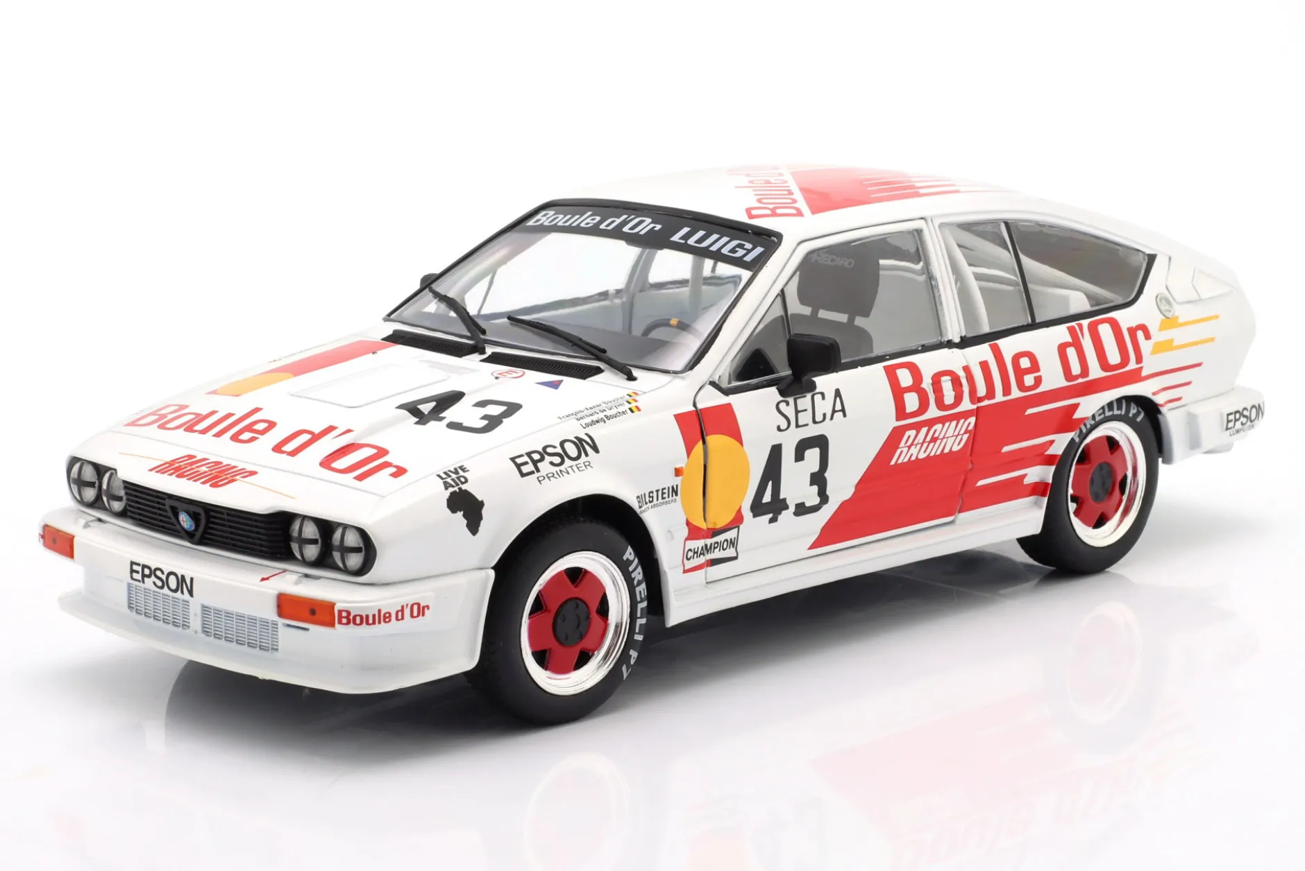 Alfa Romeo Alfetta GTV6 #43 24h Spa 1985 Luigi Racing 1:18 Solido