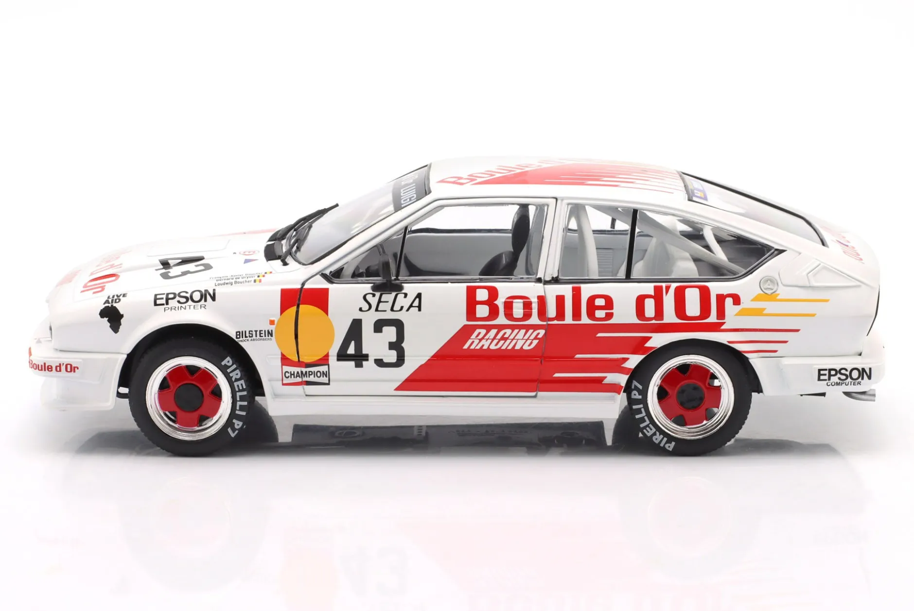 Alfa Romeo Alfetta GTV6 #43 24h Spa 1985 Luigi Racing 1:18 Solido