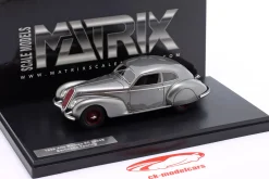 Alfa Romeo 6C 2500S Berlinetta Touring Baujahr 1939 grau metallic 1:43 Matrix