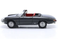 Alfa Romeo 1600 Duetto Spider Baujahr 1966 graphitgrau 1:18 TOURING