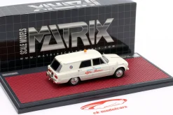 Alfa Romeo Giulia 105 Assistance Competition Car Baujahr 1962-1972 weiß 1:43 Matrix