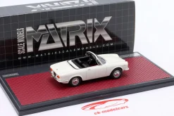 Alfa Romeo Giulia GT Spider Prototipo Baujahr 1963 weiß 1:43 Matrix
