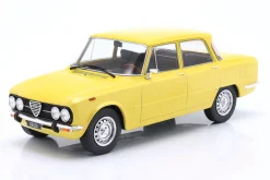 Alfa Romeo Giulia Nuova Super Baujahr 1974 hellgelb 1:18 ModelCar Group