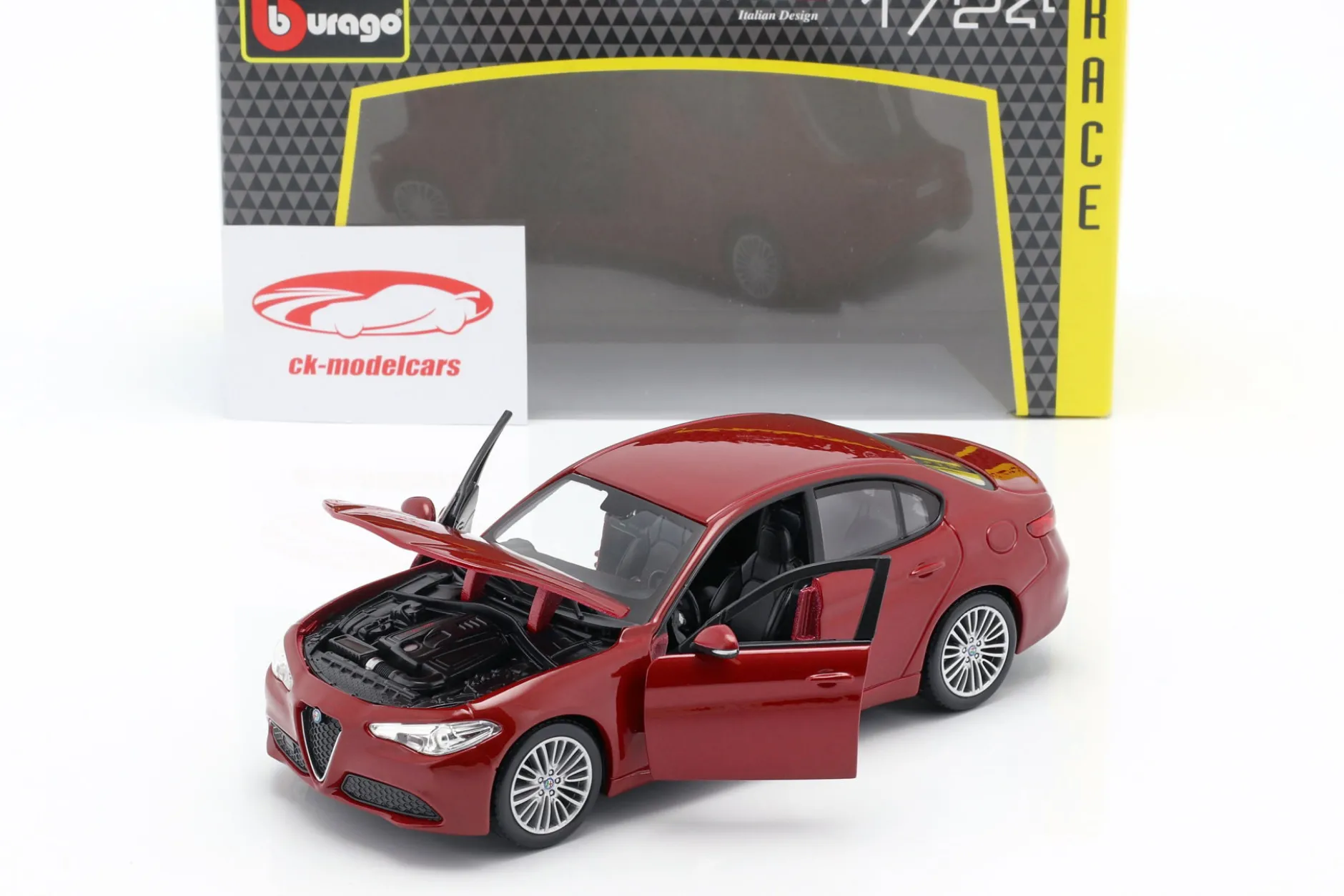 Alfa Romeo Giulia rot 1:24 Bburago