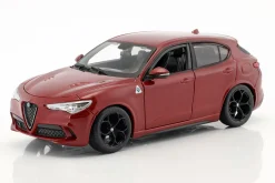 Alfa Romeo Stelvio Baujahr 2017 rot 1:24 Bburago