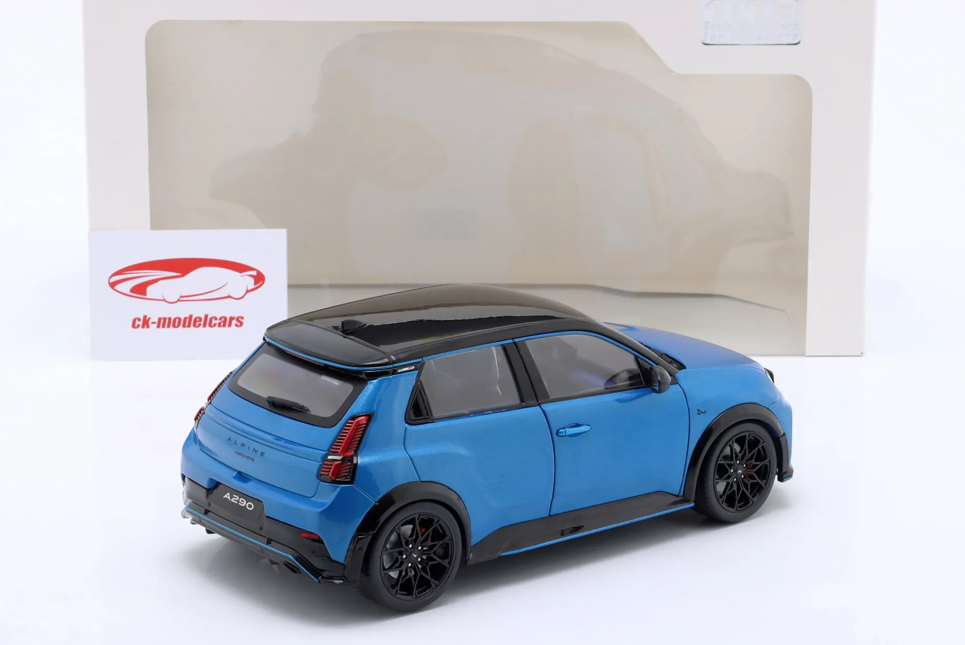 Alpine A290 GTS Baujahr 2024 blau metallic 1:18 Solido