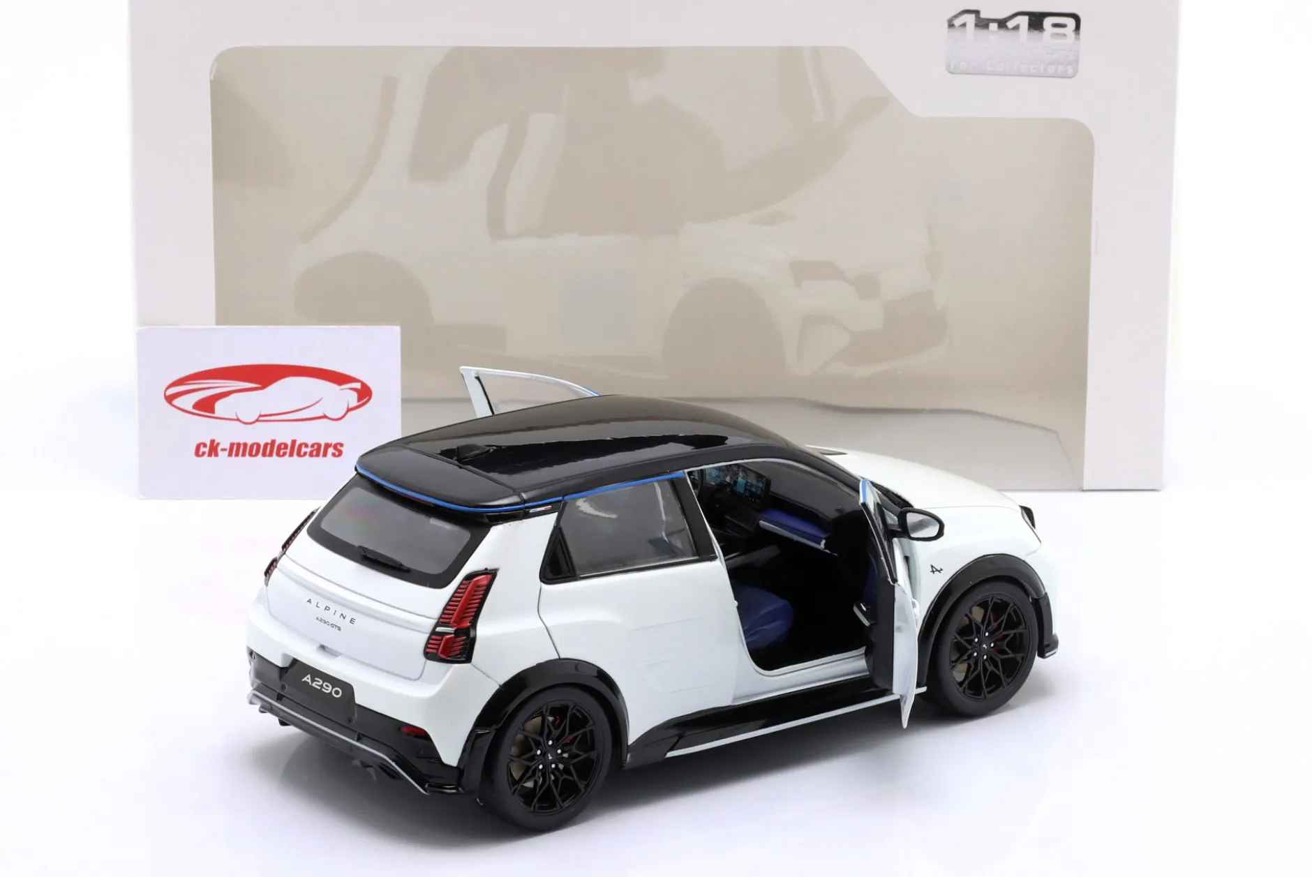 Alpine A290 GTS Baujahr 2024 weiß 1:18 Solido
