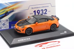 Alpine A110 R Baujahr 2023 feuerorange 1:43 Solido