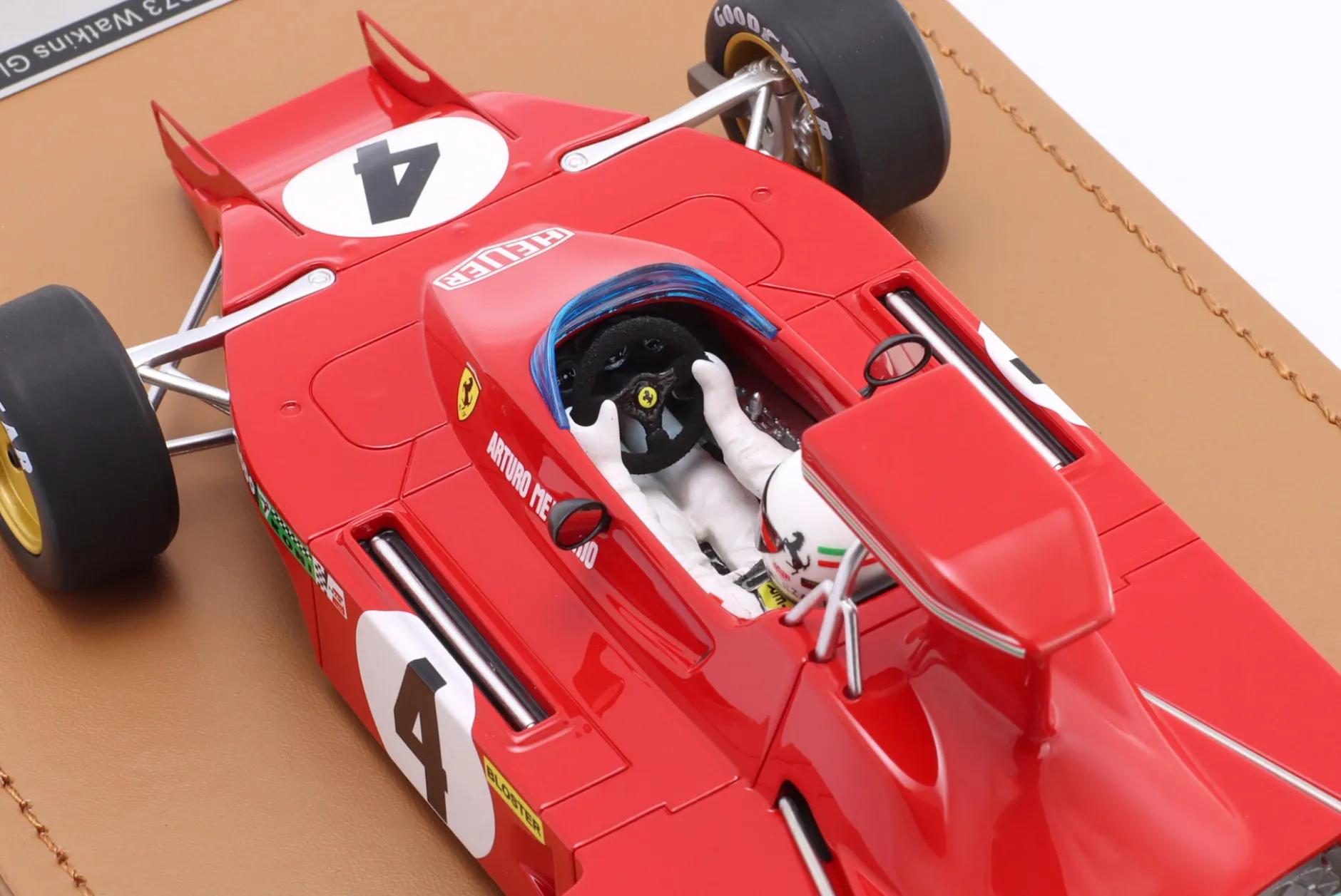 Arturo Merzario Ferrari 312B #4 USA GP Formel 1 1973 1:18 Tecnomodel