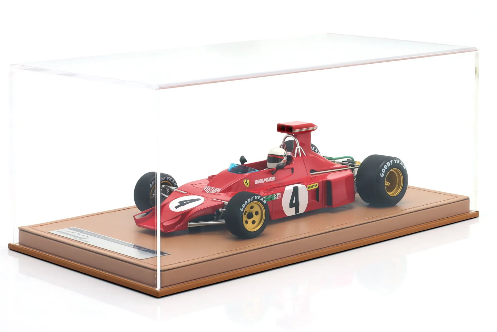 Arturo Merzario Ferrari 312B #4 USA GP Formel 1 1973 1:18 Tecnomodel