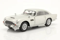 Aston Martin DB5 RHD Baujahr 1964 silbergrau metallic 1:18 Solido