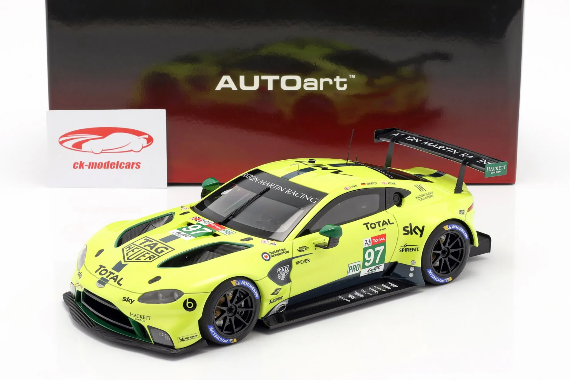 Aston Martin Vantage GTE #97 24h LeMans 2018 Lynn, Martin, Adam 1:18 AUTOart
