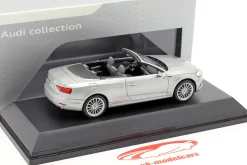 Audi A5 Cabriolet Baujahr 2017 florettsilber 1:43 Spark