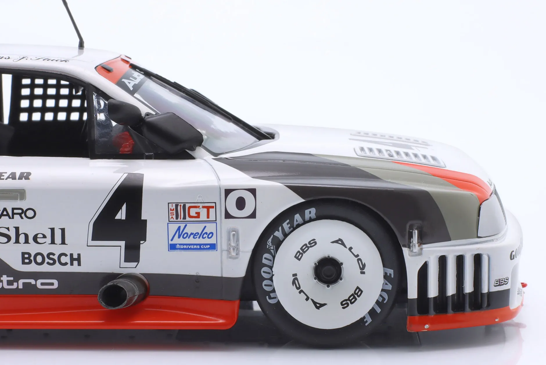 Audi 90 IMSA GTO #04 Miller High Life 500km IMSA 1989 Stuck, Röhrl 1:18 WERK83