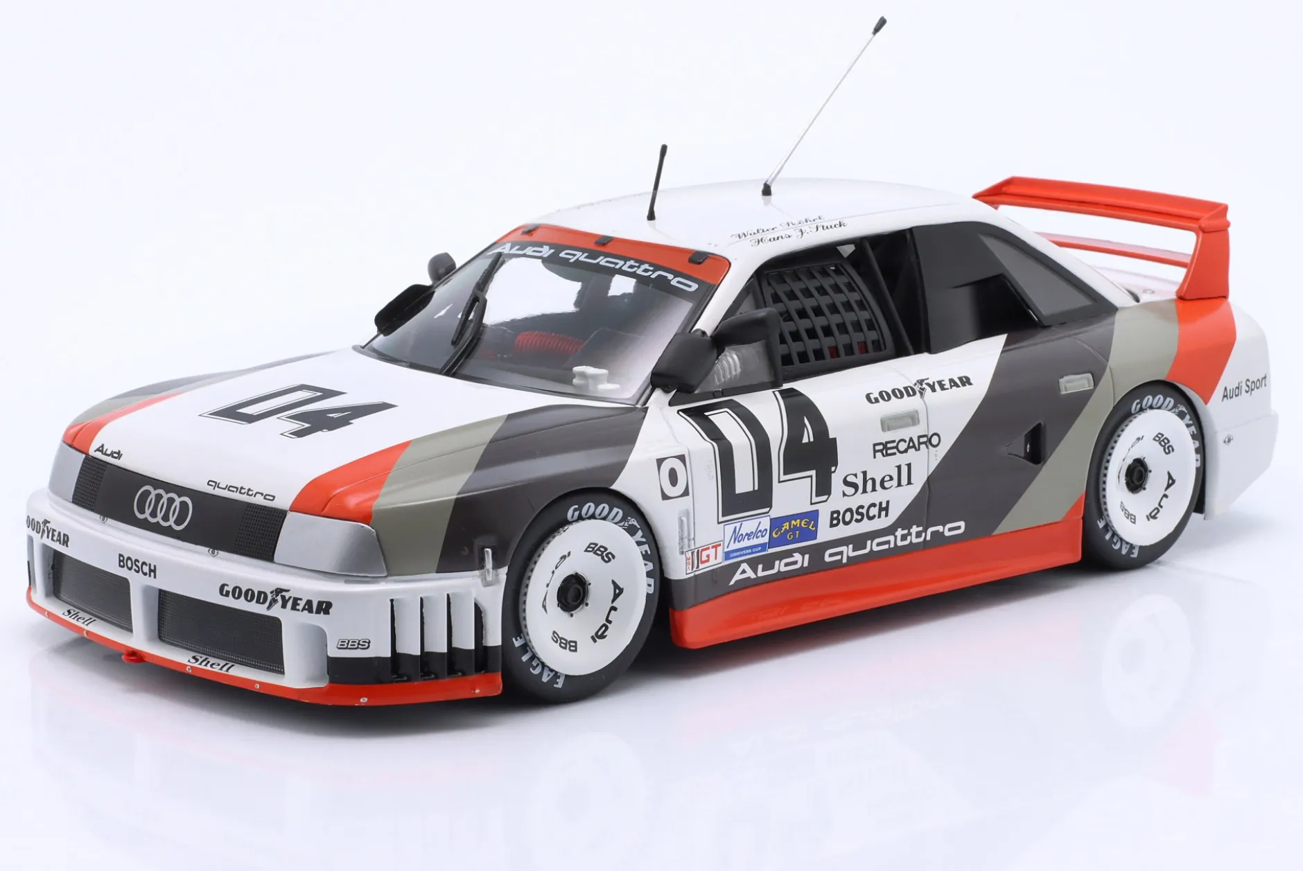 Audi 90 IMSA GTO #04 Miller High Life 500km IMSA 1989 Stuck, Röhrl 1:18 WERK83