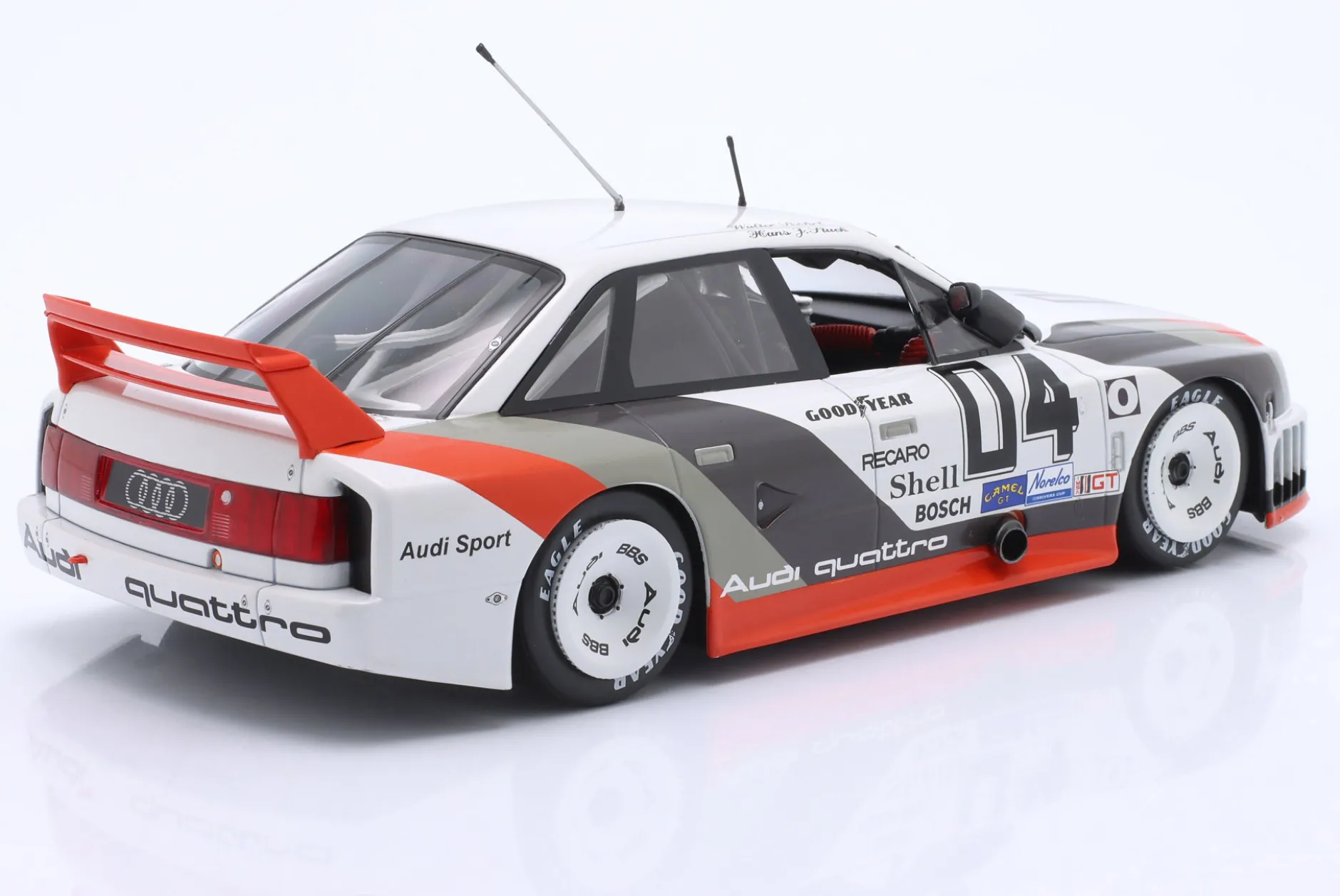 Audi 90 IMSA GTO #04 Miller High Life 500km IMSA 1989 Stuck, Röhrl 1:18 WERK83