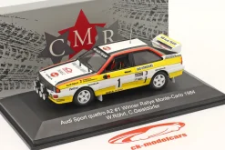 Audi quattro A2 #1 Sieger Rallye Monte Carlo 1984 Röhrl, Geistdörfer 1:43 CMR