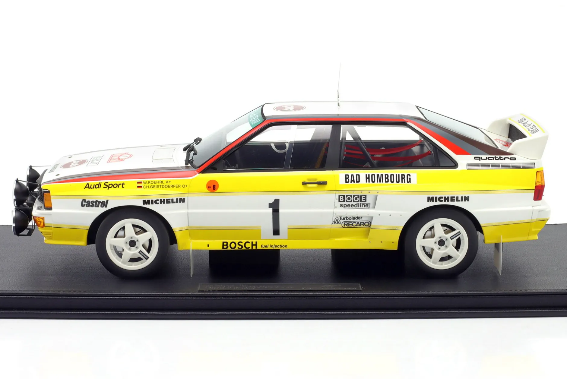 Audi quattro A2 #1 Sieger Rallye Monte Carlo 1984 Röhrl, Geistdörfer 1:12 TopMarques