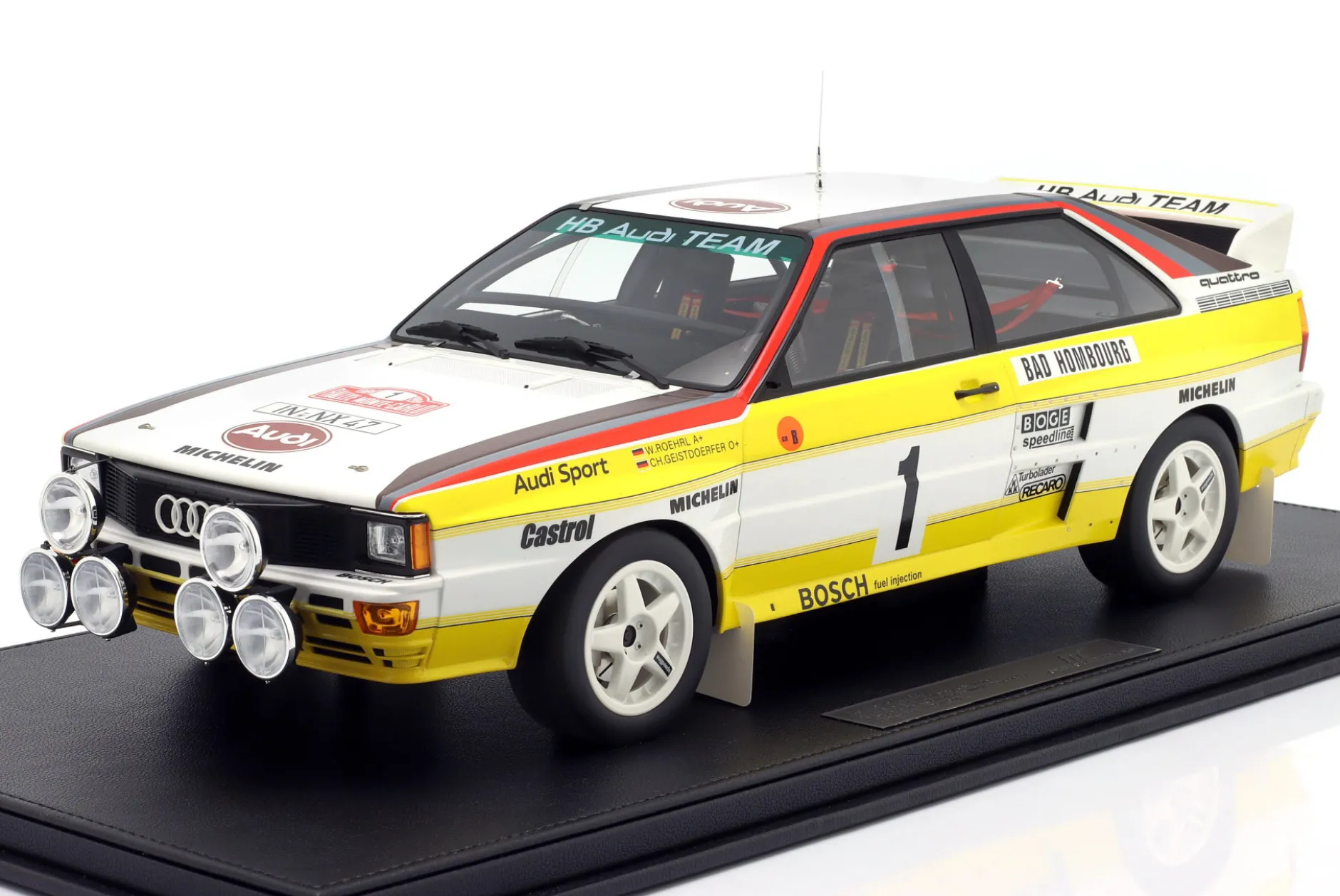 Audi quattro A2 #1 Sieger Rallye Monte Carlo 1984 Röhrl, Geistdörfer 1:12 TopMarques