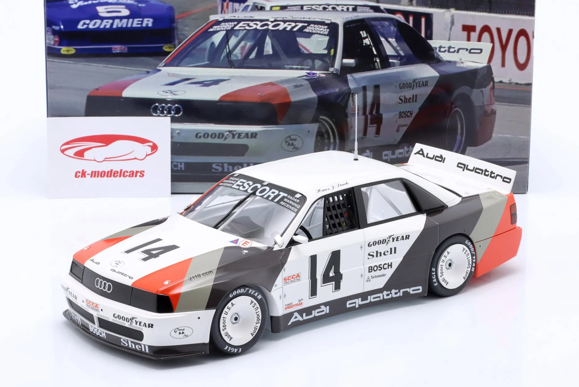 Audi 200 quattro #14 Sieger Cleveland Trans-Am 1988 H.J. Stuck 1:18 WERK83
