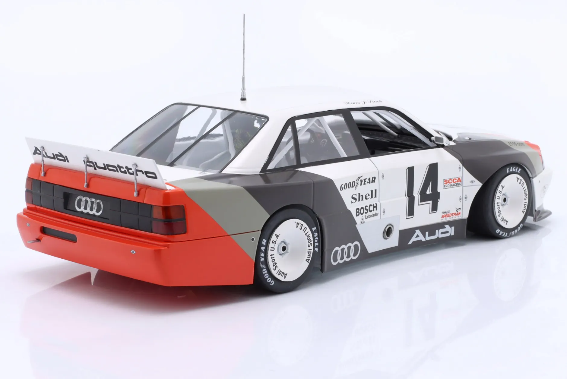 Audi 200 quattro #14 Sieger Cleveland Trans-Am 1988 H.J. Stuck 1:18 WERK83