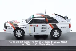 Audi Quattro Sport #1 Sieger 3-Städte-Rallye 1984 Röhrl, Geistdörfer 1:43 CMR