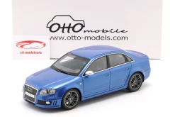 Audi RS 4 (B7) Sedan Baujahr 2007 sprintblau 1:18 OttOmobile