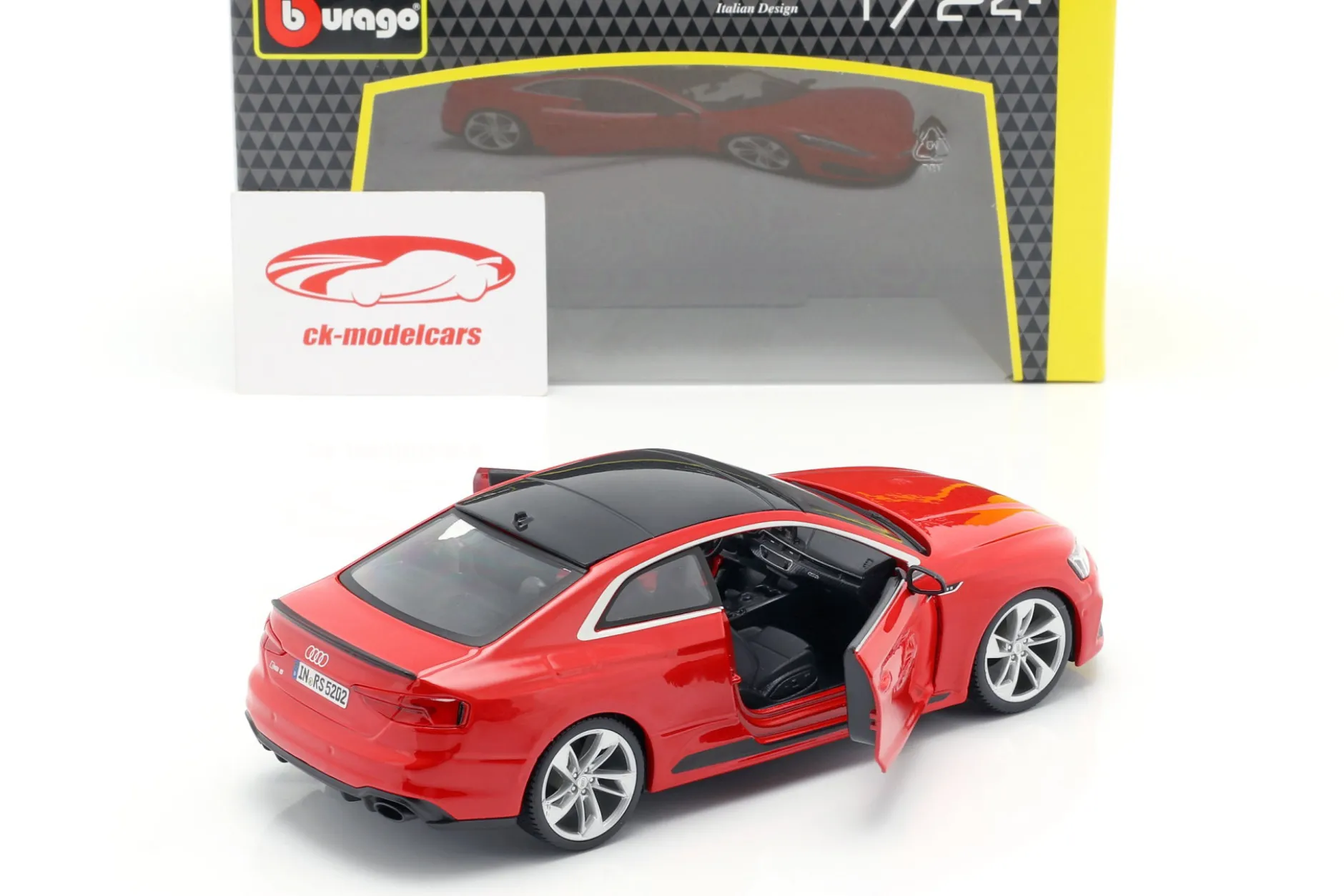 Audi RS 5 Coupe rot 1:24 Bburago