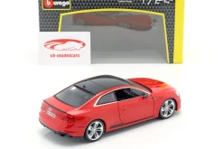 Audi RS 5 Coupe rot 1:24 Bburago