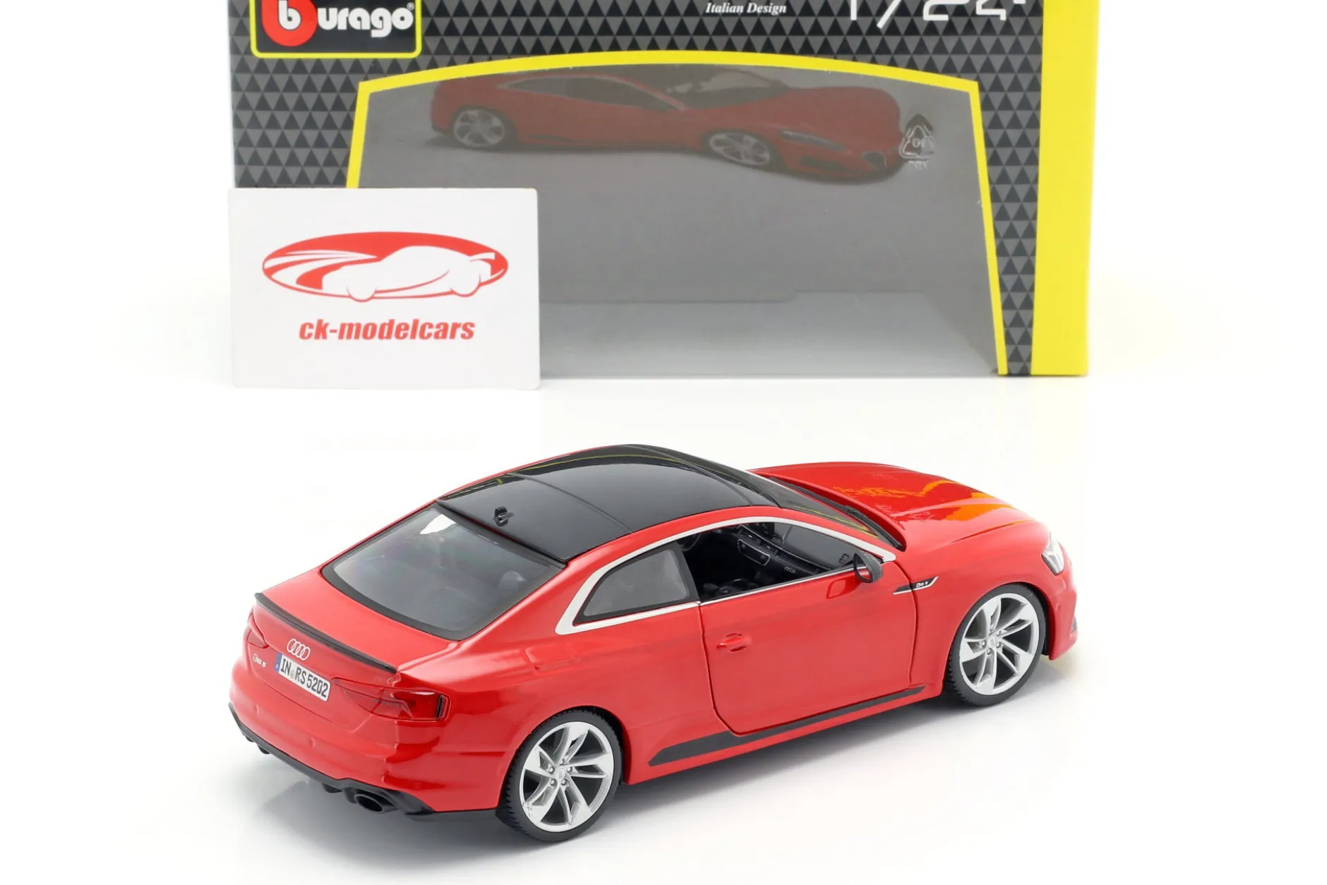 Audi RS 5 Coupe rot 1:24 Bburago