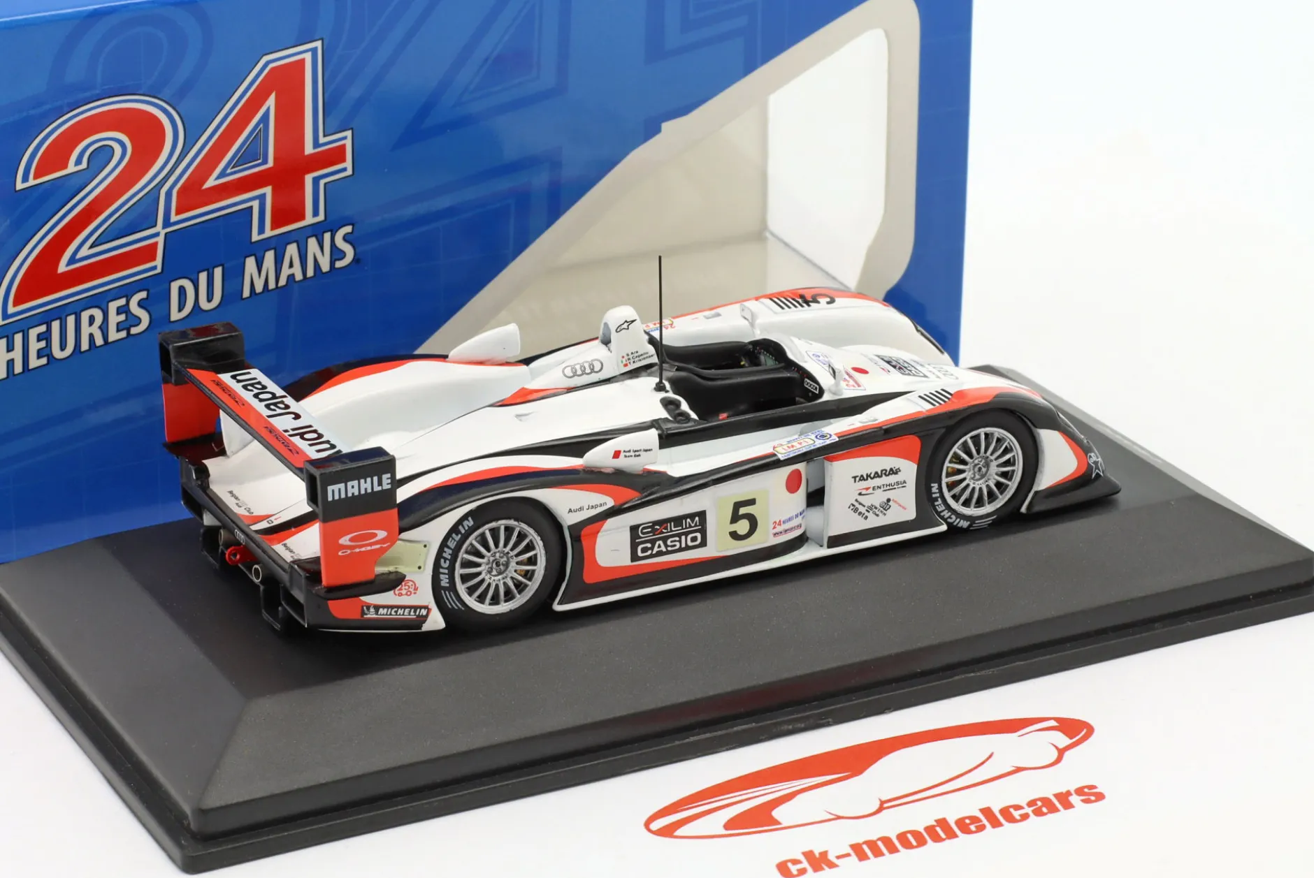 Audi R8 #5 Sieger 24h LeMans 2004 Kristensen, Ara, Capello 1:43 Ixo